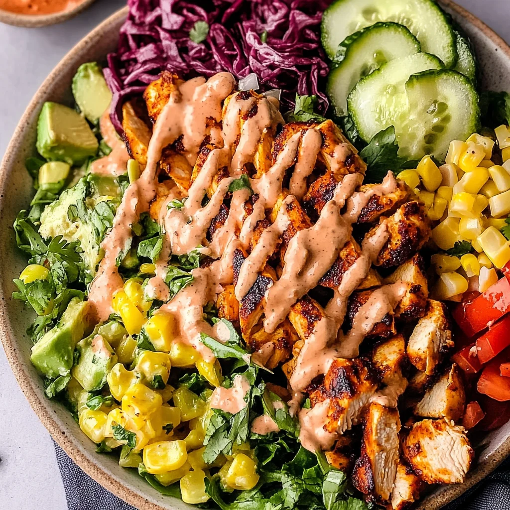 Spicy Southwest Chicken Salad step by step