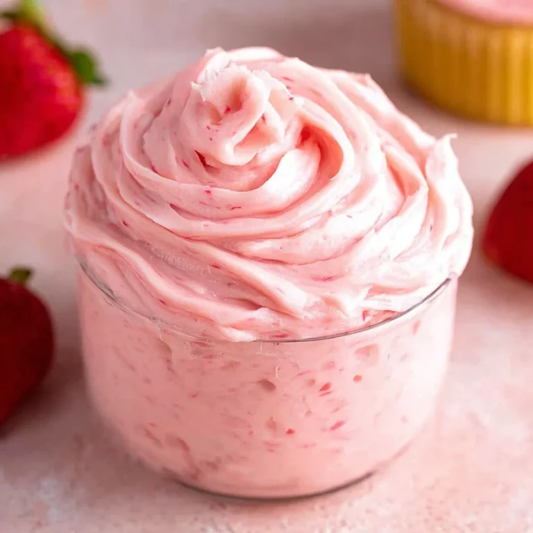 Strawberry Buttercream Frosting Recipe