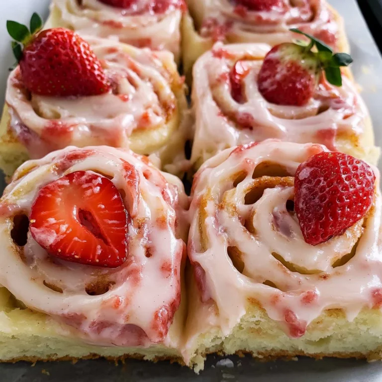 Strawberry Cinnamon Rolls Recipe