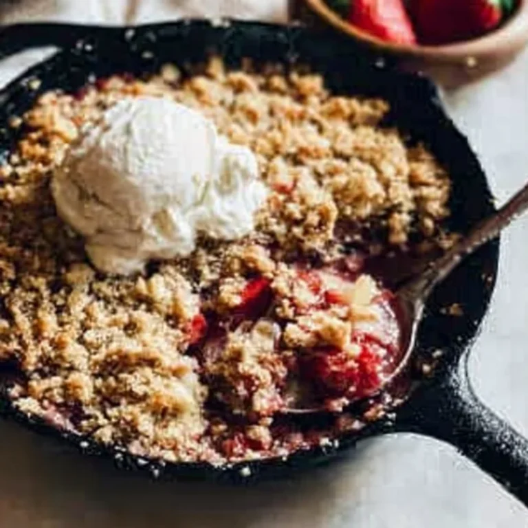 Strawberry Rhubarb Crisp Recipe