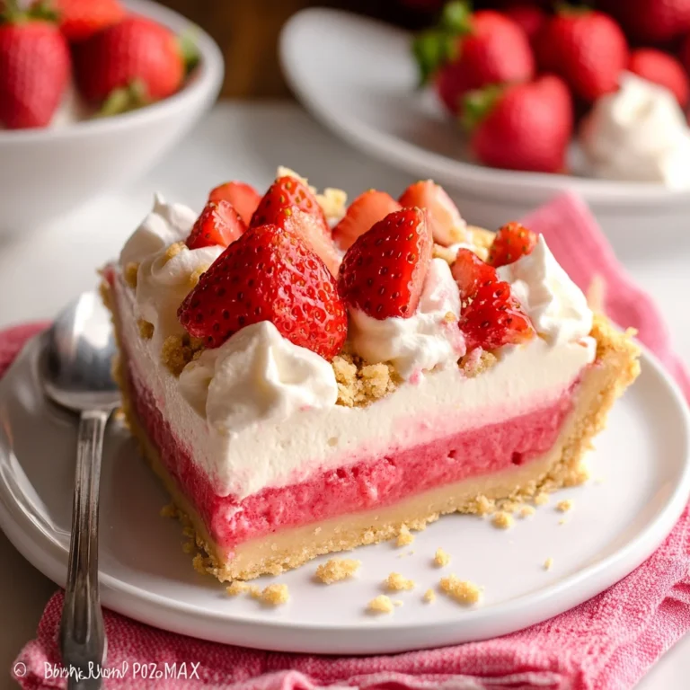 Strawberry Shortcake Pie Recipe
