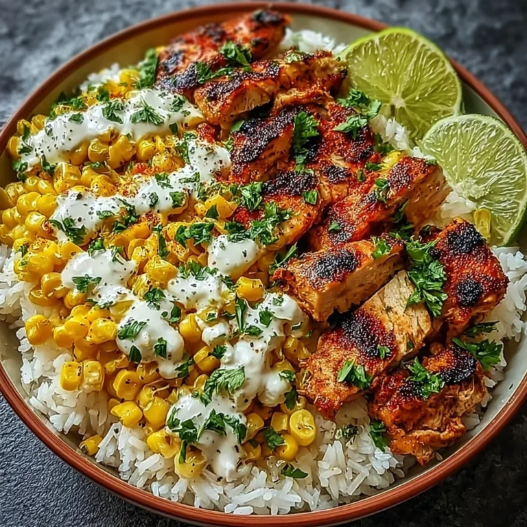 Street Corn Chicken Rice Bowl Recipe