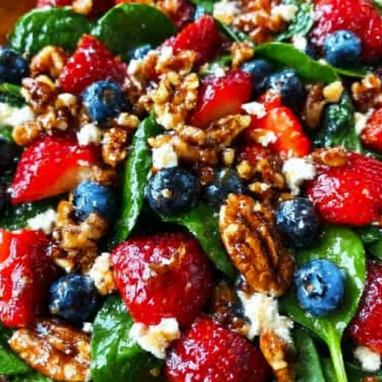 Strawberry Spinach Salad Recipe With Balsamic Glaze