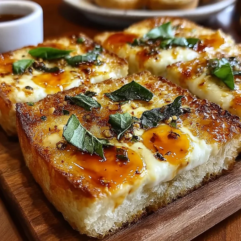 Hot Honey Garlic Bread Pizza Recipe