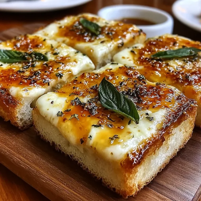 Hot Honey Garlic Bread Pizza Recipe