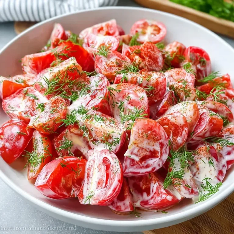 Tomato Garlic Salad Recipe