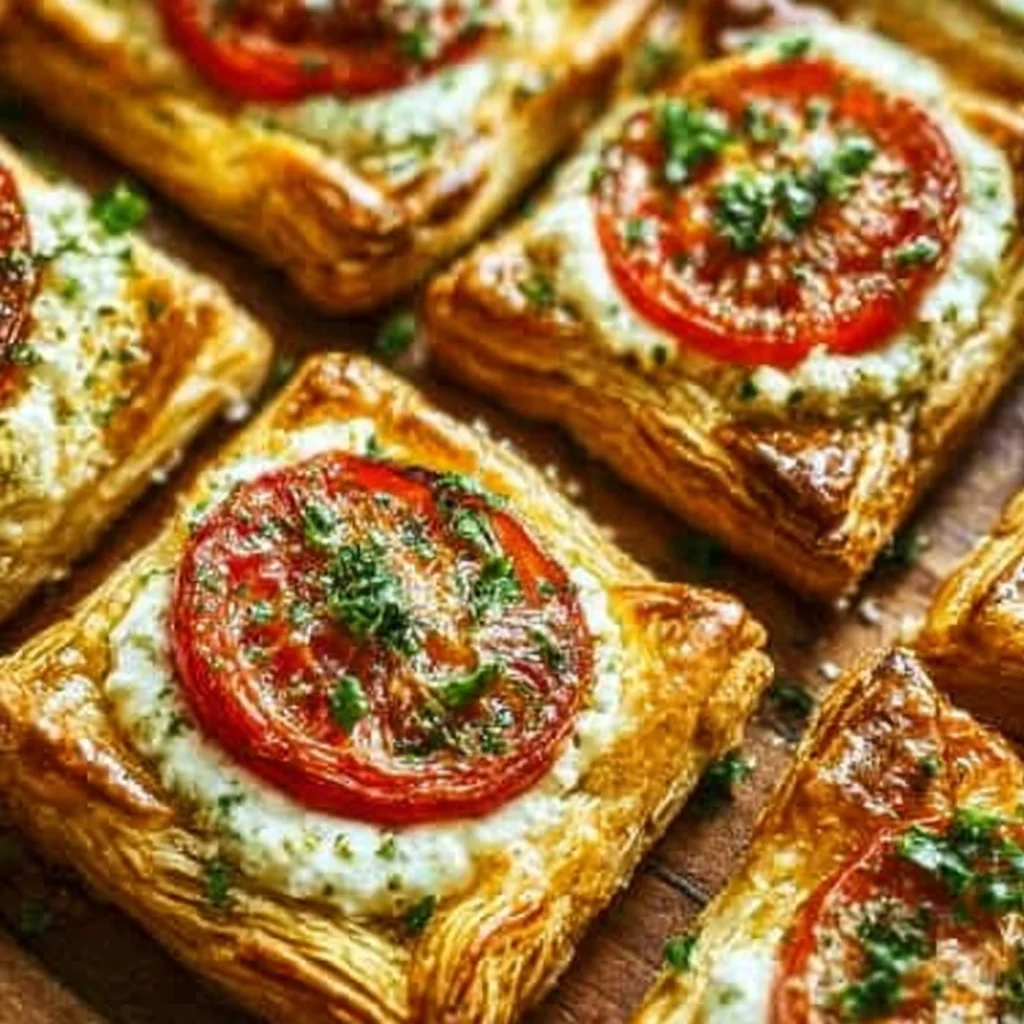 Tomato Tartlets with Puff Pastry: Savory Bites of Fresh Flavor step by step