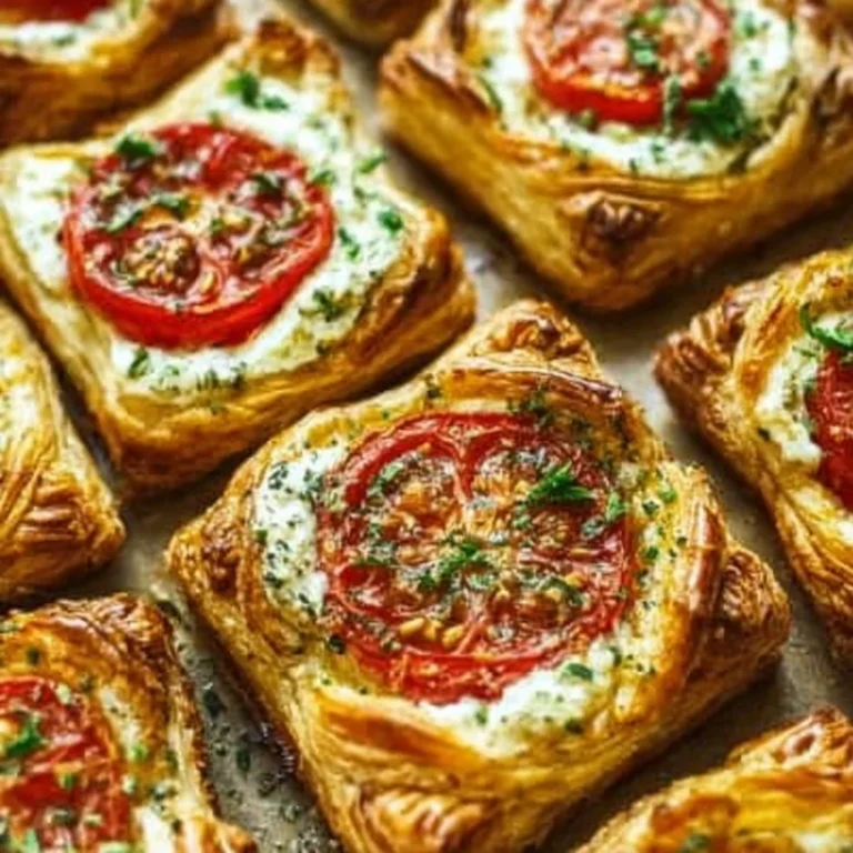 Tomato Tartlets with Puff Pastry: Easy Recipe