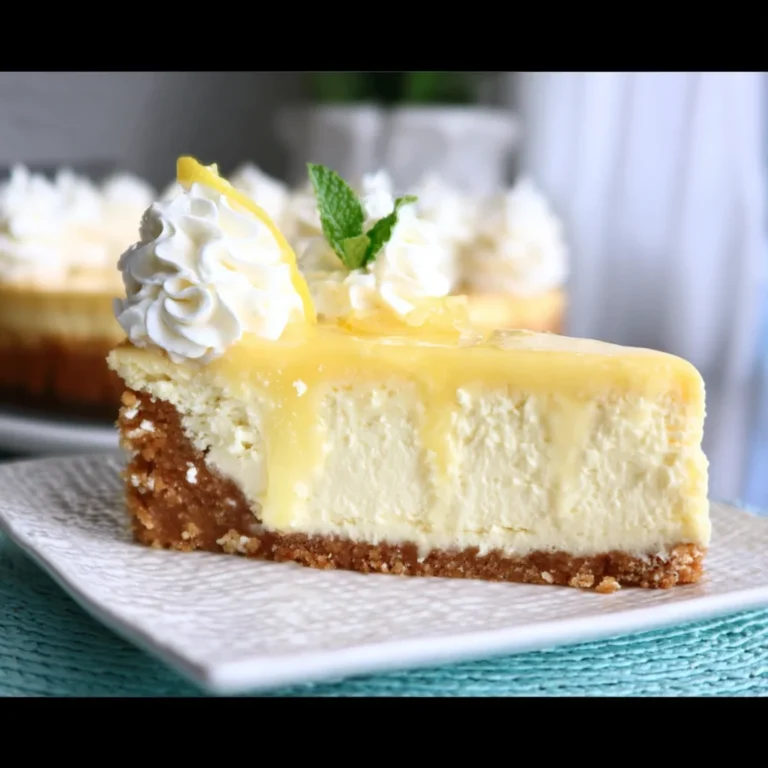 Triple Lemon Cheesecake Recipe