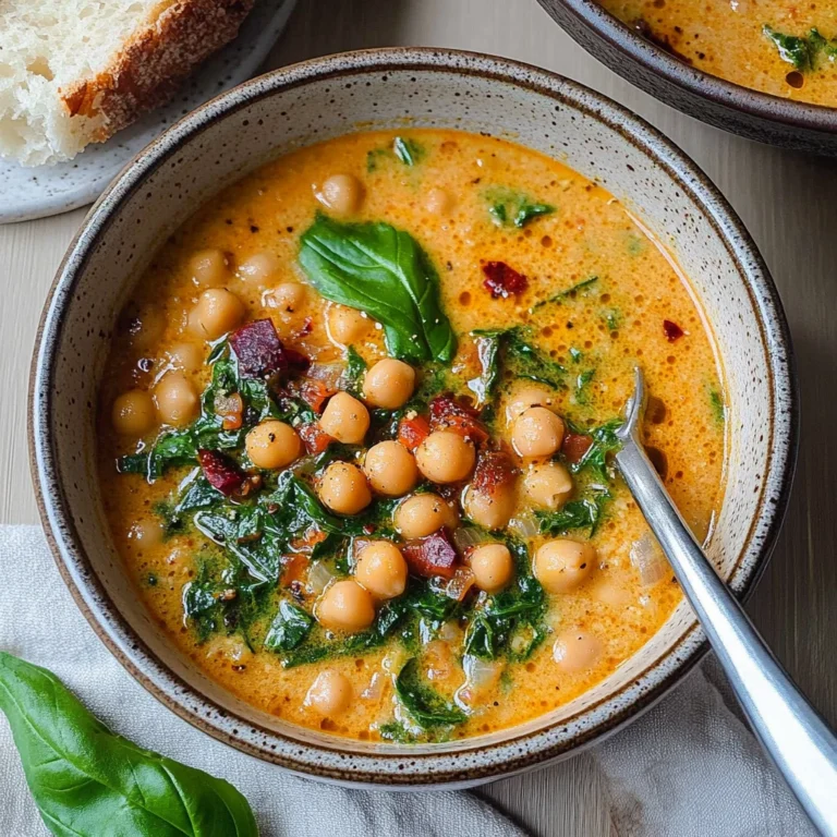 Tuscan Garbanzo Bean Soup Recipe