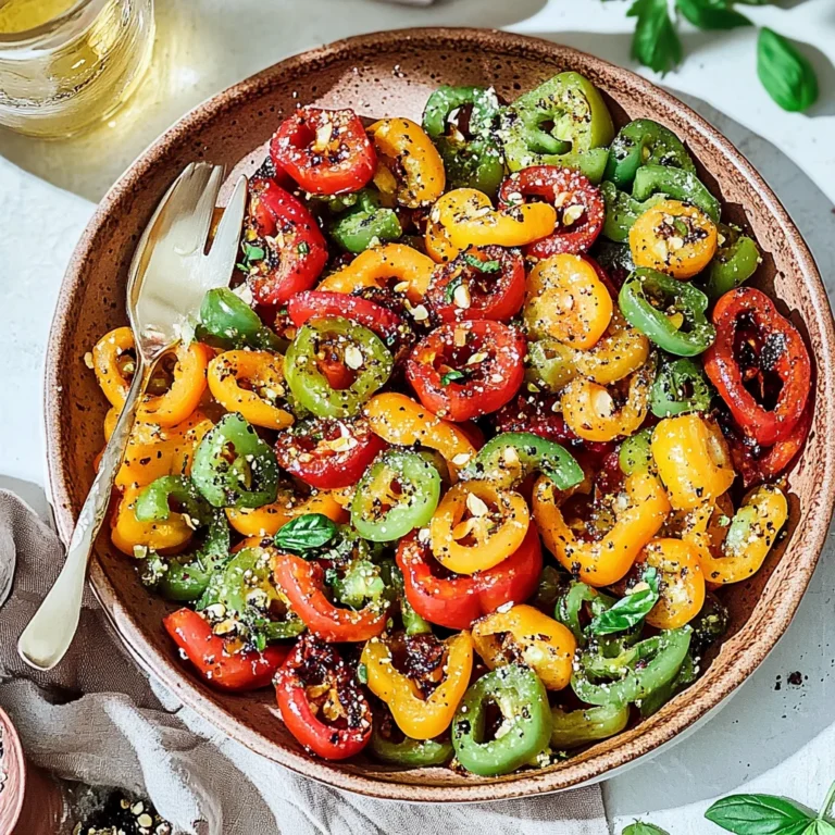 Viral TikTok Cucumber & Bell Pepper Salad Recipe