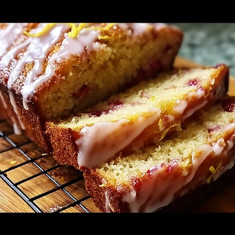 Lemon Rhubarb Sunshine Loaf Recipe