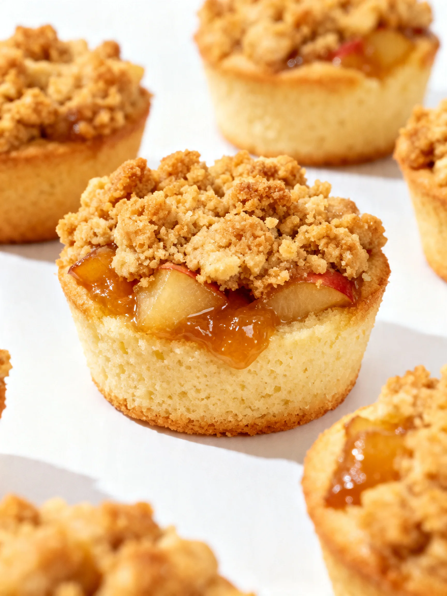 Apple Crumble Cupcakes step by step