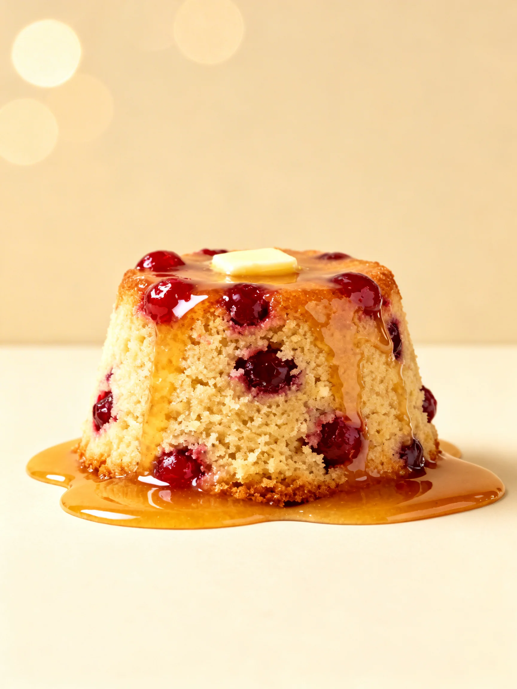 Cranberry Pudding Cake with Butter Sauce – A Cozy Holiday Dessert step by step