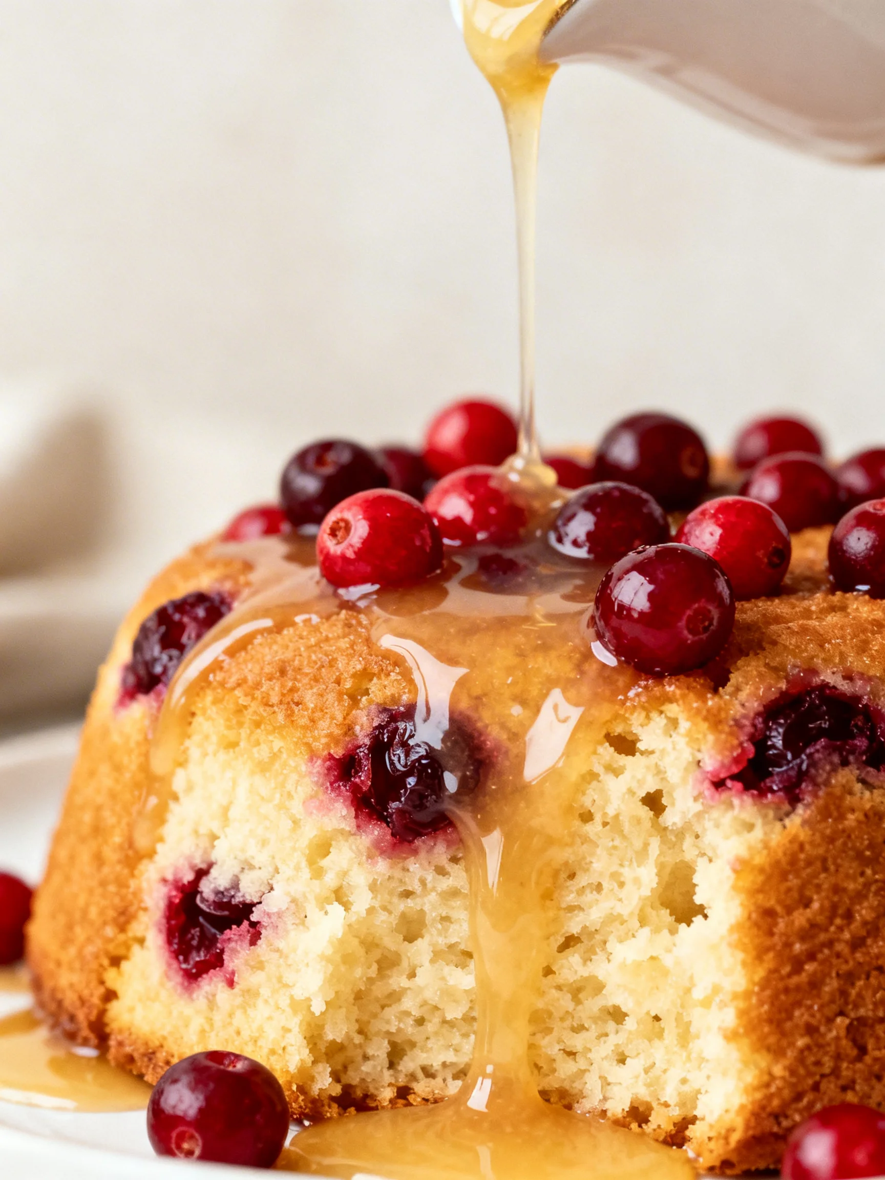 Cranberry Pudding Cake with Butter Sauce – A Cozy Holiday Dessert step by step