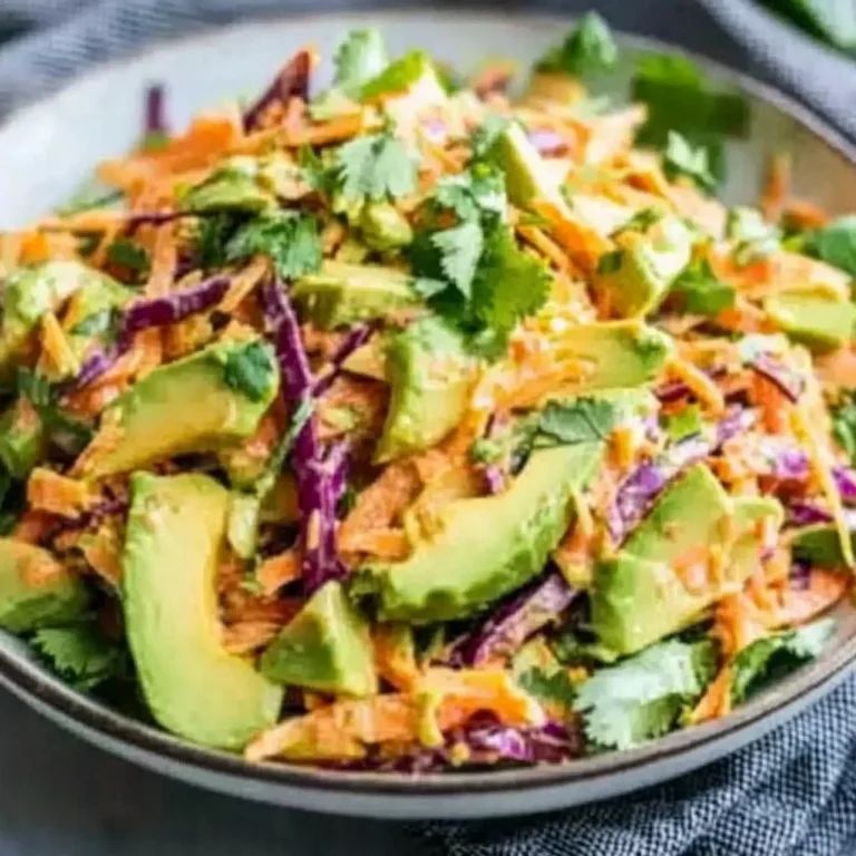 Shredded Thai Salad with Avocado Recipe