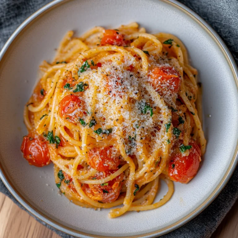 5-Ingredient Easy Cherry Tomato Pasta Recipe