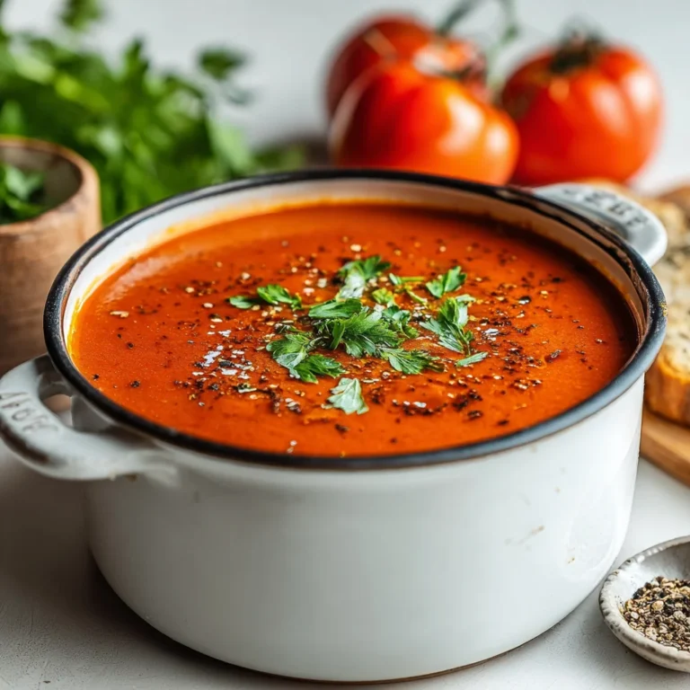 Best Homemade Tomato Soup Recipe