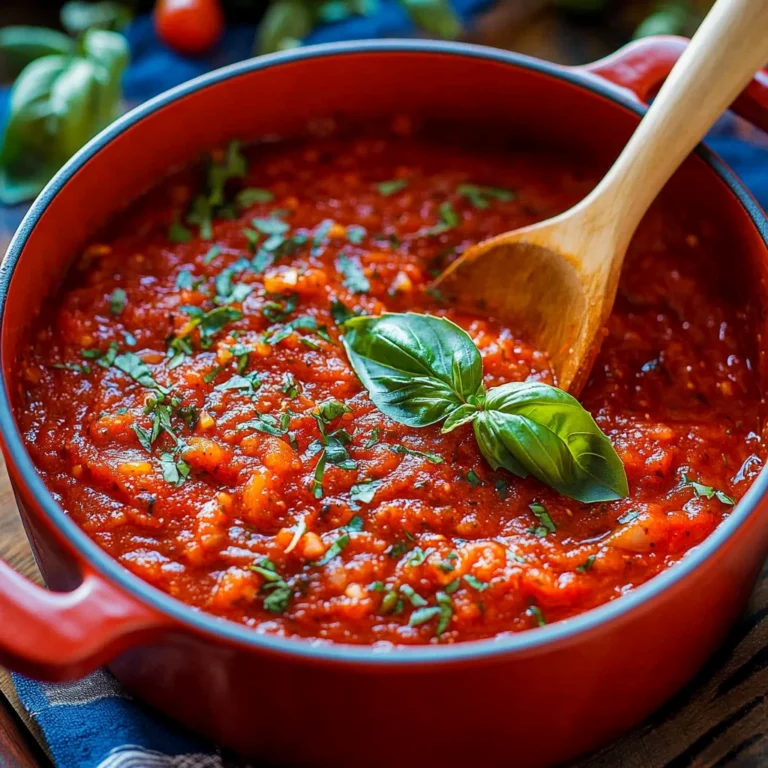 Homemade Marinara Sauce Recipe