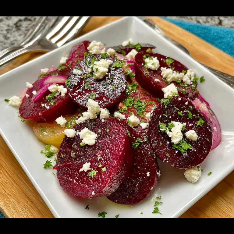 Greek Beet Salad (Patzarosalata) Recipe