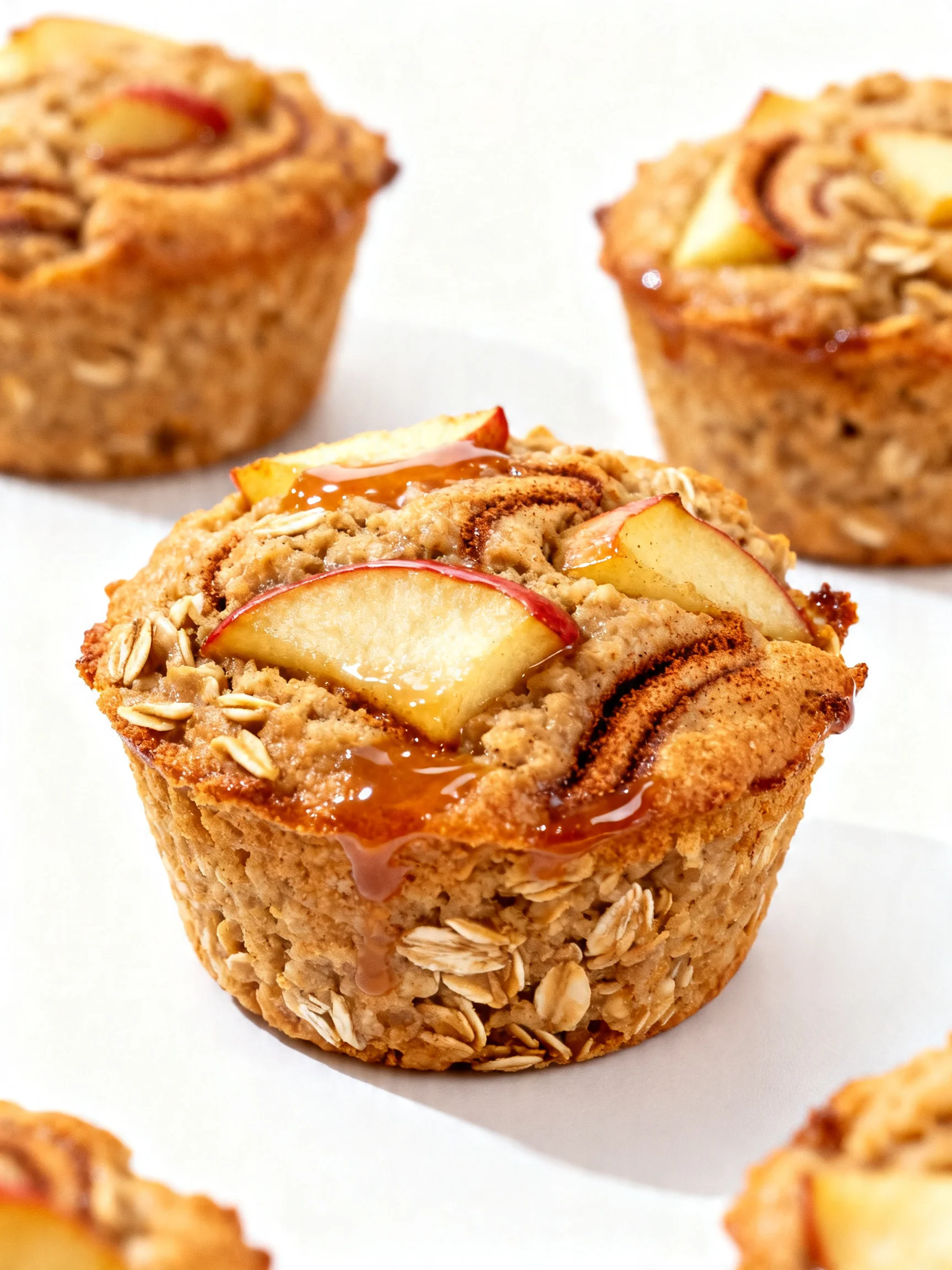 Healthy Baked Apple Cinnamon Oatmeal Cups step by step