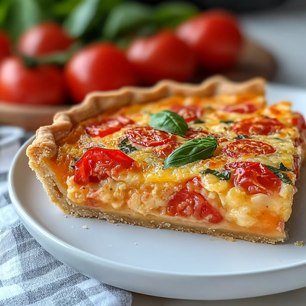 Healthy Southern Tomato Pie step by step