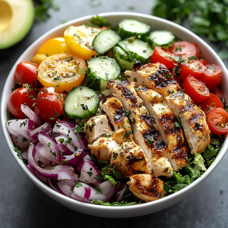 Low-Carb Greek Chicken Bowls Recipe