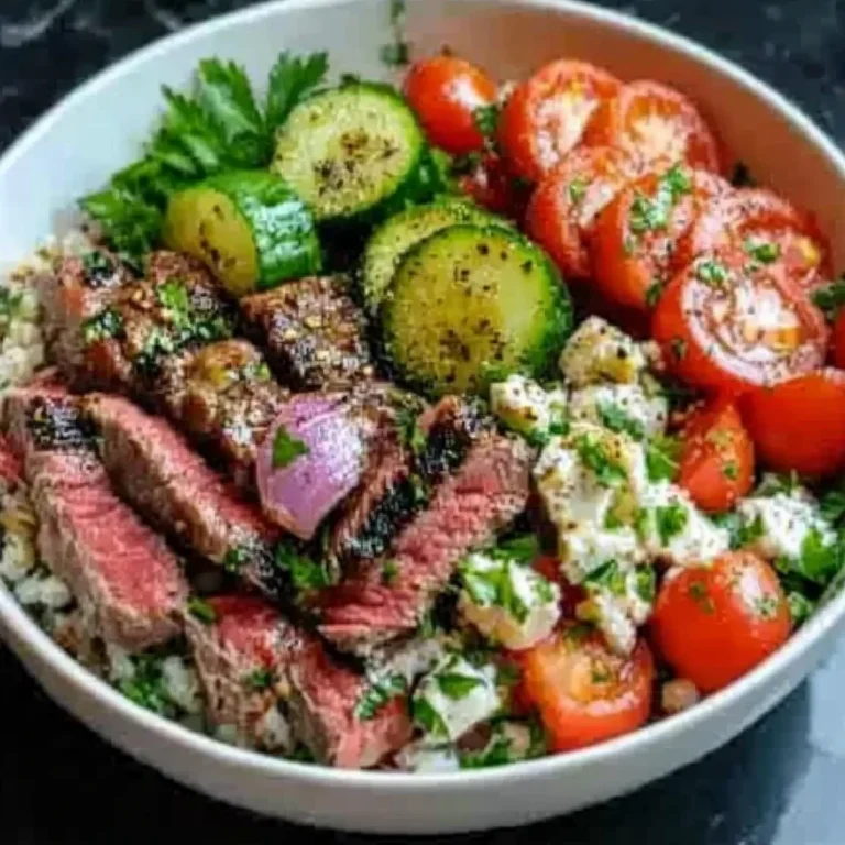 Mediterranean Steak Bowls Recipe