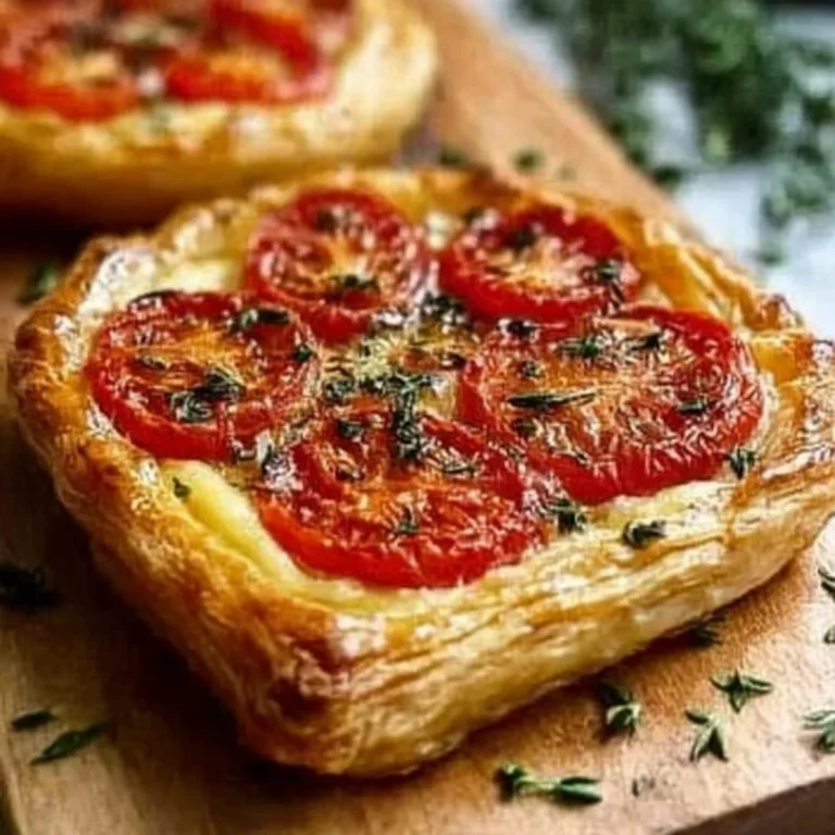 Puff Pastry Tomato Tarts Recipe