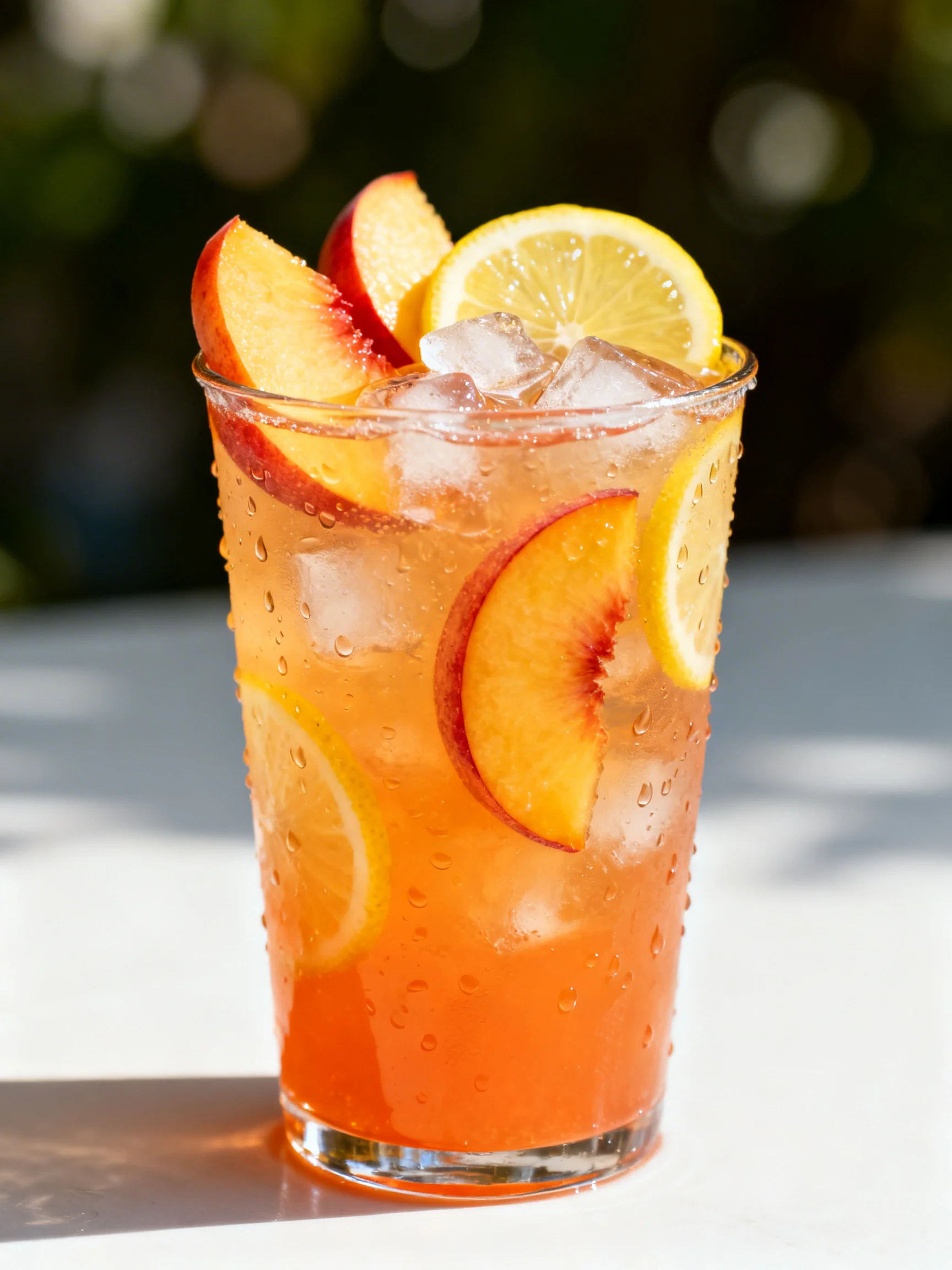 Make Sweet Tart Peach Lemonade For Summer step by step