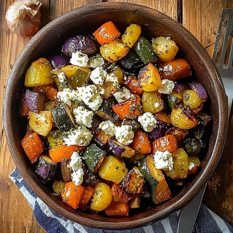 Irresistible Roasted Vegetables with Feta Recipe
