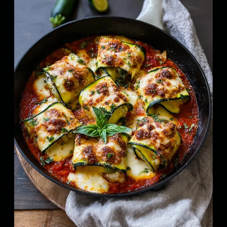 Three Cheese Zucchini Rollatini (Involtini) Recipe