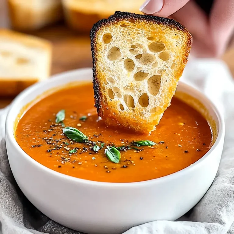 Mouthwatering Roasted Tomato Basil Soup Recipe