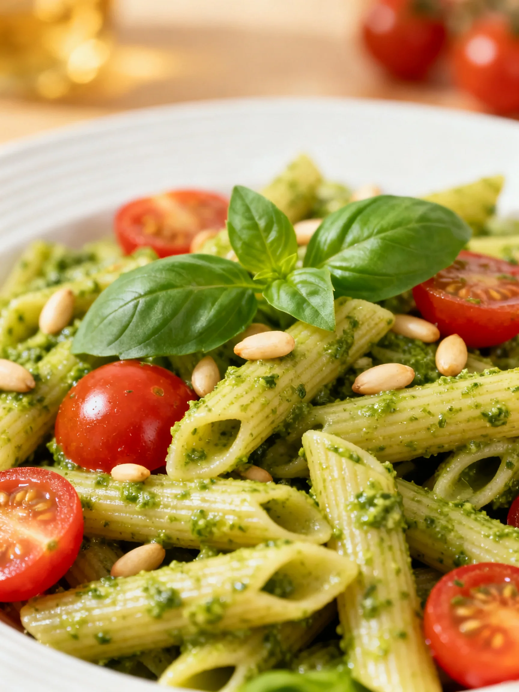 Pesto Pasta Salad step by step