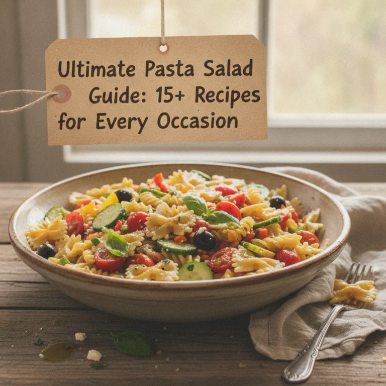 Ultimate Pasta Salad Guide: 15+ Recipes for Every Occasion