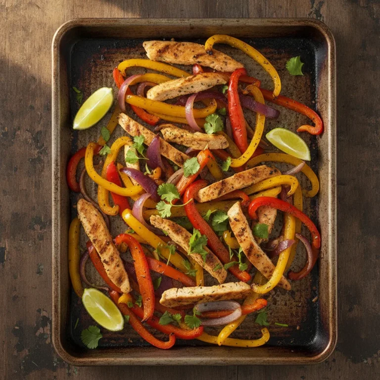 Sheet Pan Chicken Fajitas