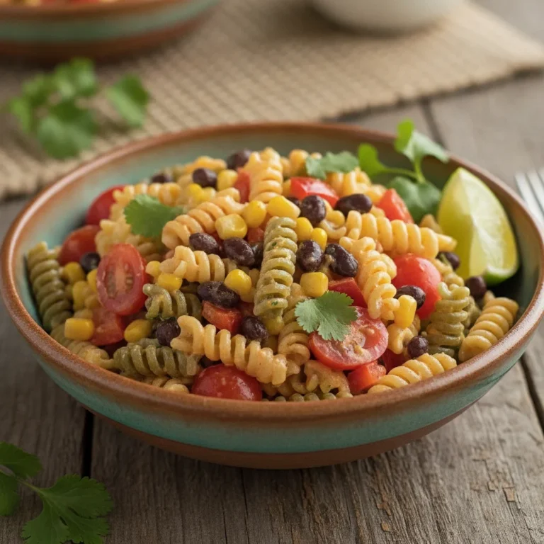 Southwest Pasta Salad: Tex-Mex Fiesta