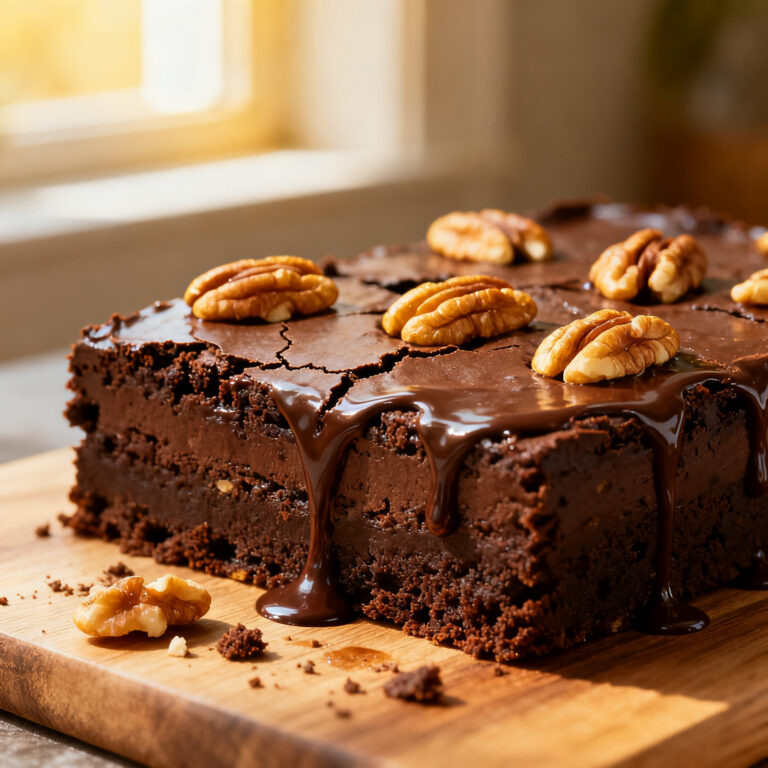 Pecan Chocolate Fudge Brownies