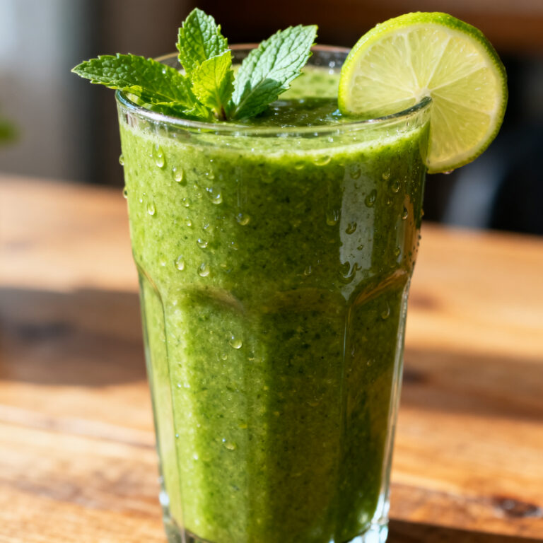 Green Detox Smoothie – Healthy Fruit Smoothie Recipe
