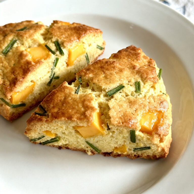 Cheddar Chive Savory Scones – Easy Savory Scone Recipe