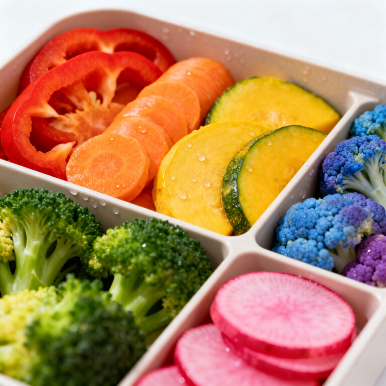 Rainbow Veggie Bento Box – Colorful Bento Box Ideas