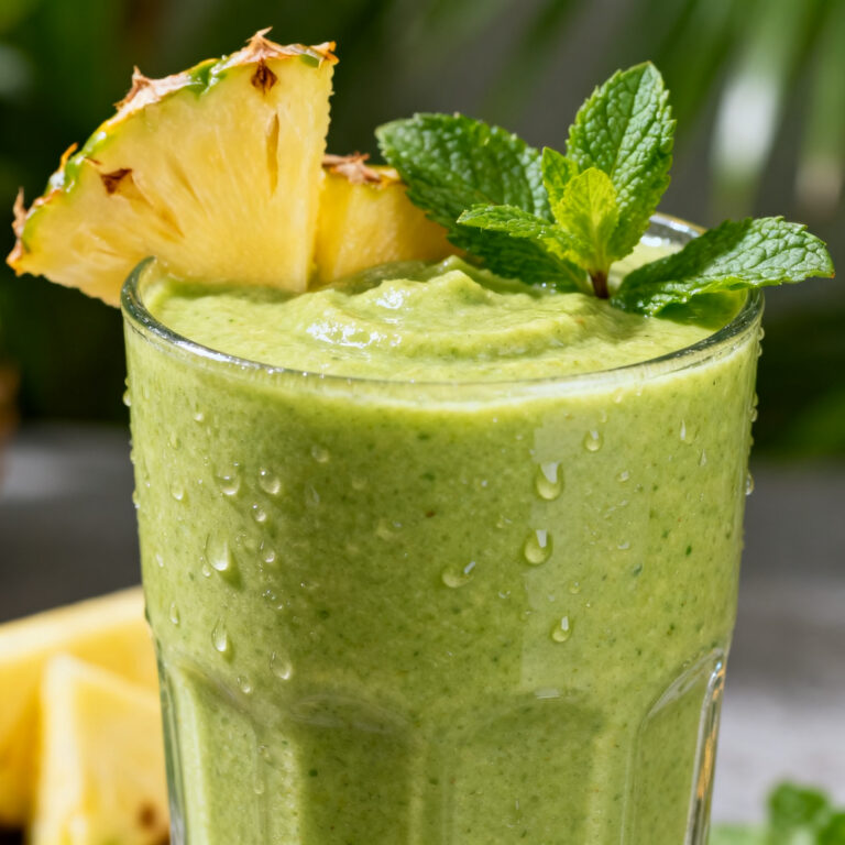 Tropical Green Smoothie – Refreshing Fruit Smoothie Recipe