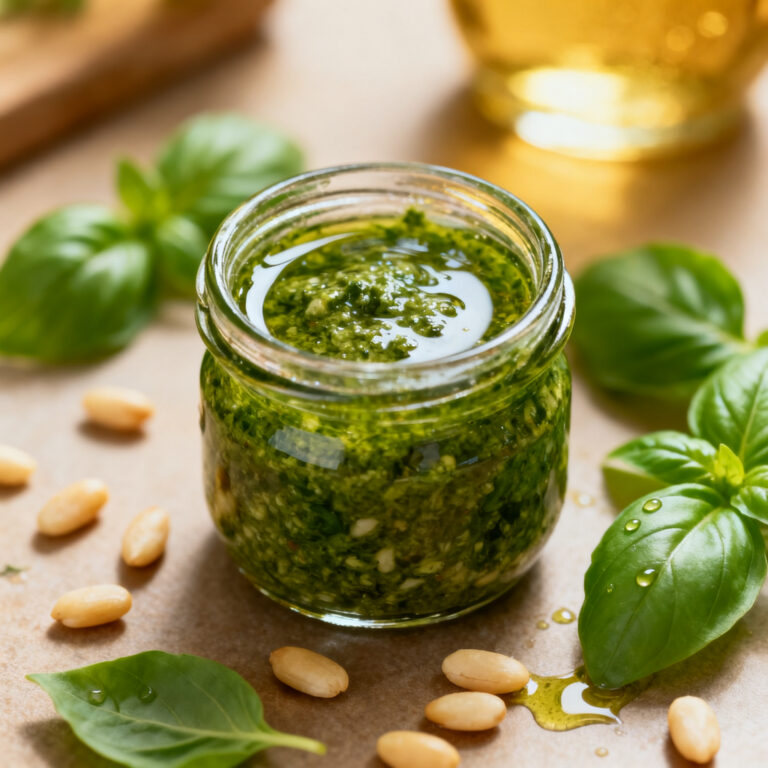 Basil Pesto Vinaigrette