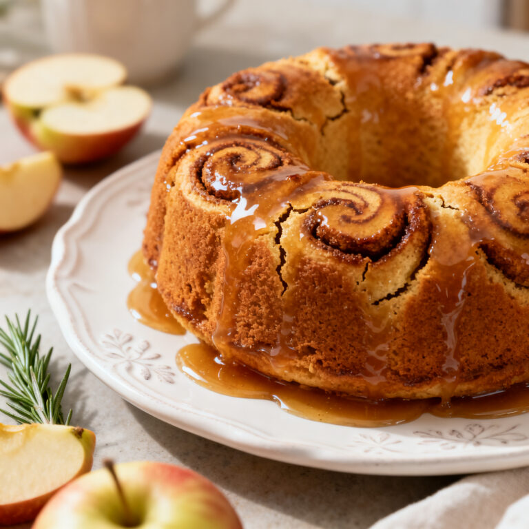 Apple Cider Glazed Bundt Cake
