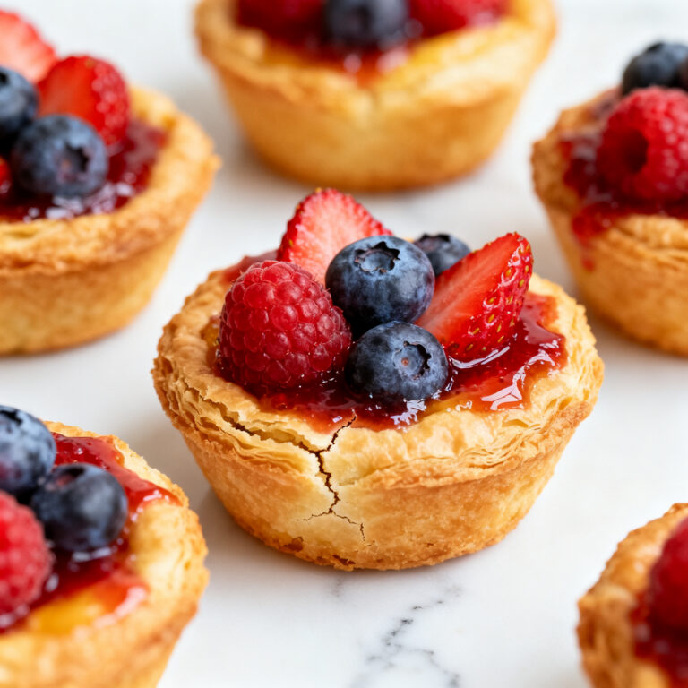 Mini Puff Pastry Fruit Tarts