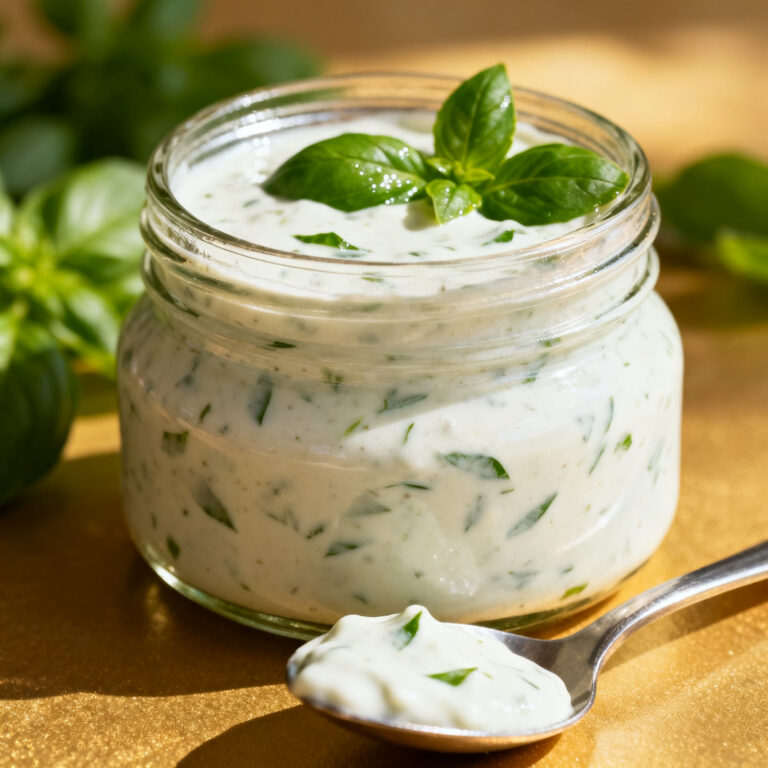 Basil Buttermilk Ranch Dressing