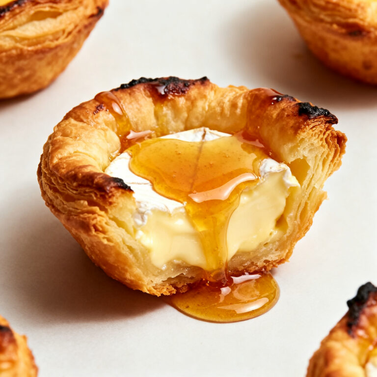 Baked Brie Puff Pastry Bites with Hot Honey