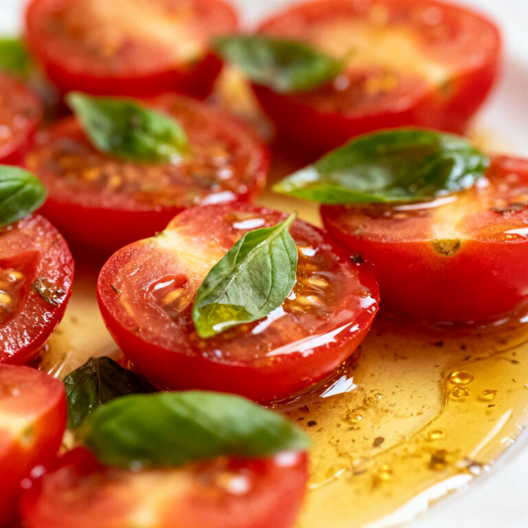 Basil Tomato Vinaigrette