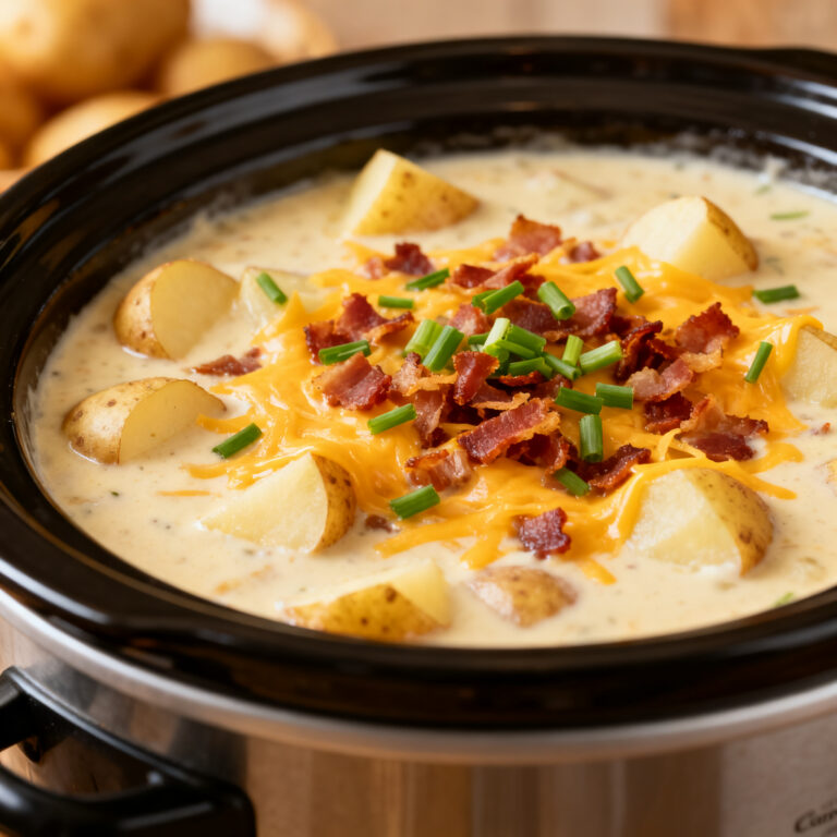 Crock Pot Loaded Potato Soup