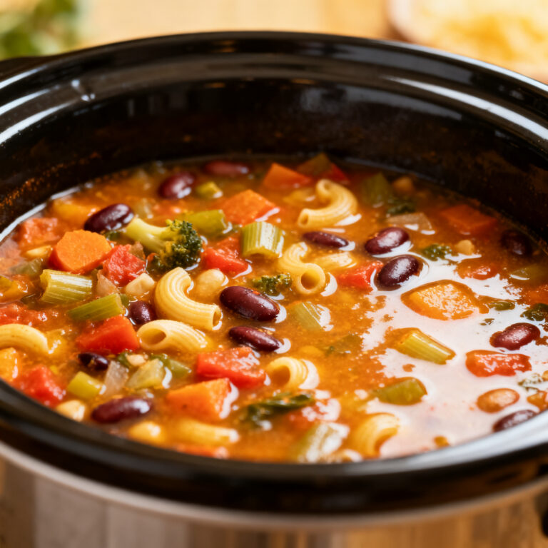 Crock Pot Minestrone Soup